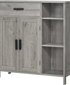 Armario de almacenamiento con puertas y estantes gabinete de almacenamiento de