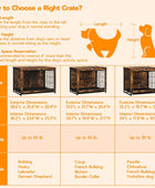 Muebles de jaula para perros, perrera grande, muebles de madera para mascotas