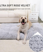 Cama lavable para perro, cama de felpa de lujo para perros, cómoda almohadilla