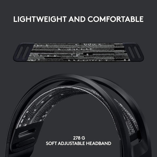 Auriculares inalámbricos G733 Lightspeed para juegos, con diadema de