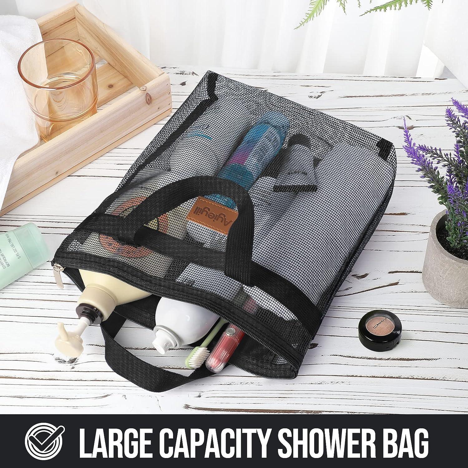 KPX Bolsa de malla para ducha, bolsa de ducha de malla, bolsa de baño de secado - VIRTUAL MUEBLES