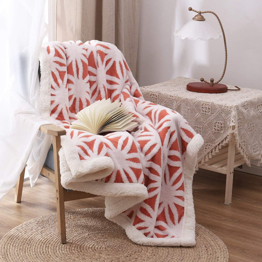 Manta de vellón sherpa, suave y esponjosa de doble cara para sillón, sofá o