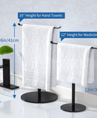 Toallero en forma de T para baño, diadema y estantes de baño ligeros, soporte - VIRTUAL MUEBLES
