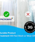 Resistente al moho PEVA maletero de ducha pesado con Microban, peva,