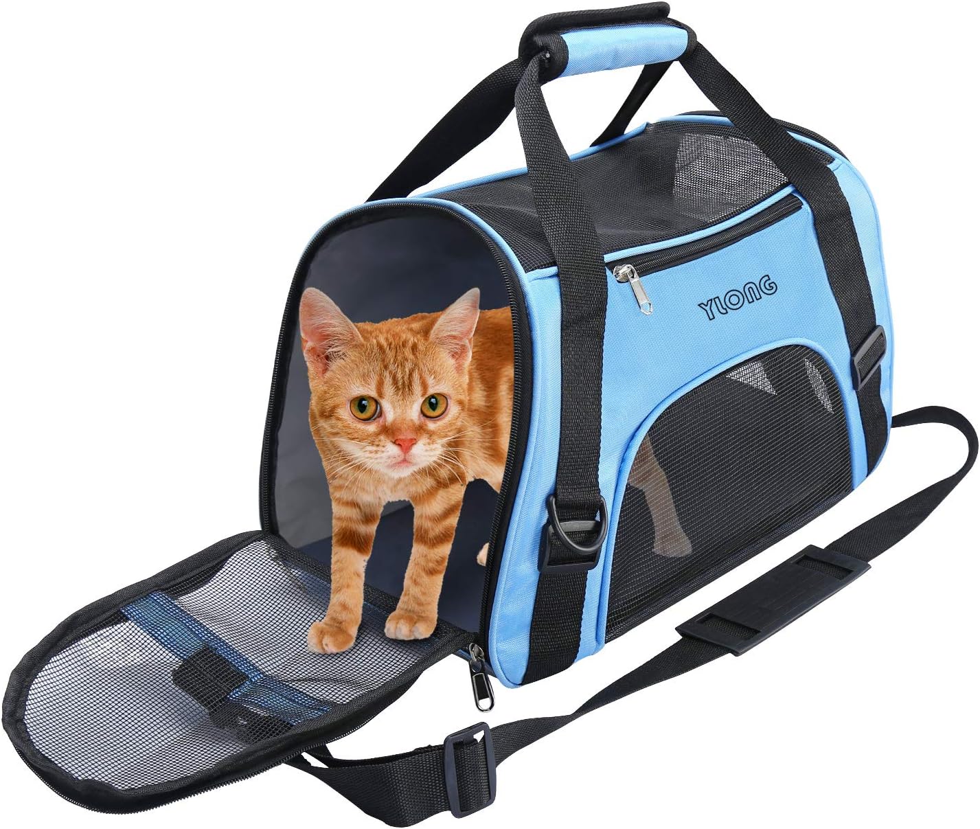Transportador de gato, lados suaves para mascotas para gatos, perros y