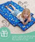 Tapete para siesta para niños pequeños con almohada y manta, extra grande, - VIRTUAL MUEBLES