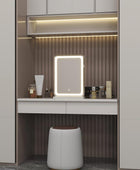 Espejo de tocador con luces, espejo de maquillaje LED de 12 x 16 pulgadas, - VIRTUAL MUEBLES
