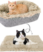 Tapete de cama autocalentable para gatos y perros pequeños, función 2 en 1,