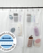 S&T Organizador de ducha con malla de secado rápido, organizador de baño con 7 - VIRTUAL MUEBLES