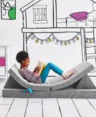 Yourigami Sofá de juego para niños y niños sofá plegable convertible diseño
