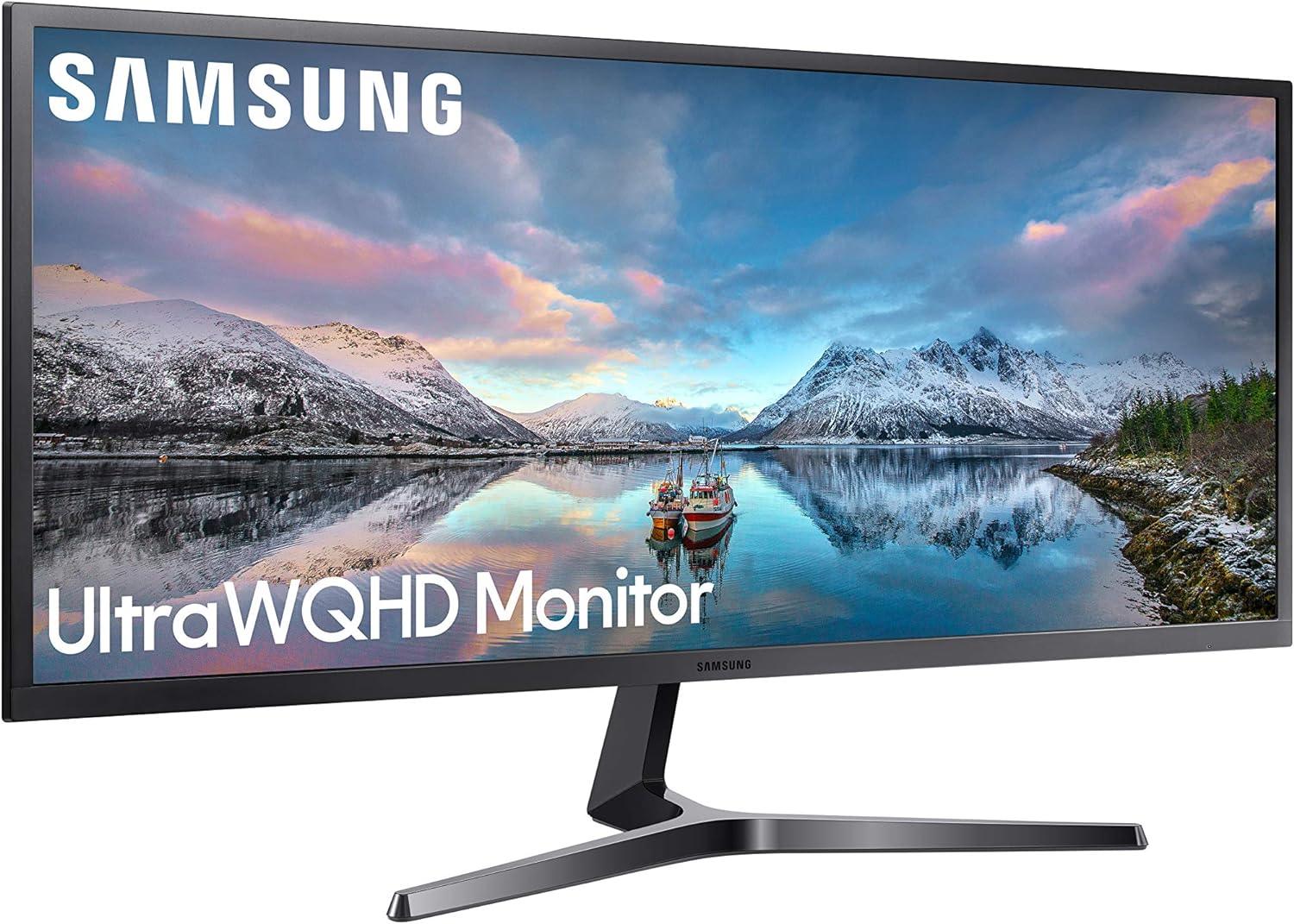 SAMSUNG Monitor de juegos ultra ancho SJ55W de 34 pulgadas LS34J550WQN -  VIRTUAL MUEBLES