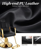 Silla de peluquería reclinable para estilista, silla de pelo multiusos con