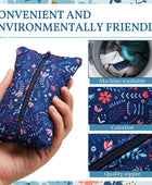 5 pañuelos de bolsillo para pañuelos, bolsa de pañuelos de viaje reutilizable, - VIRTUAL MUEBLES