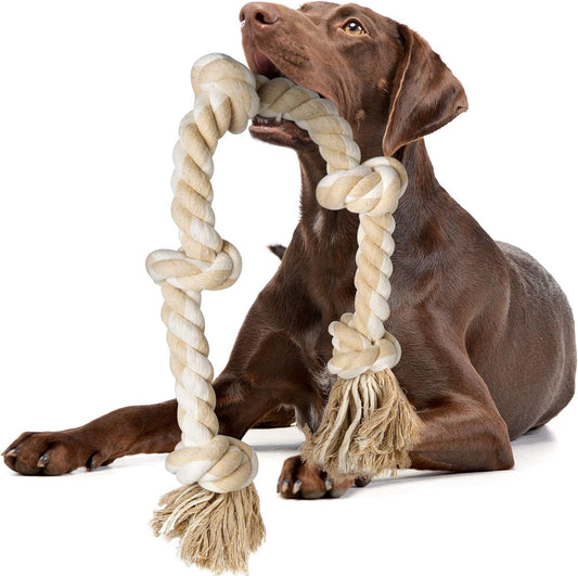 Fida Juguetes de cuerda para perros para masticadores agresivos