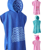 Poncho de toalla para niños, toalla de playa con capucha para niña y niño, - VIRTUAL MUEBLES