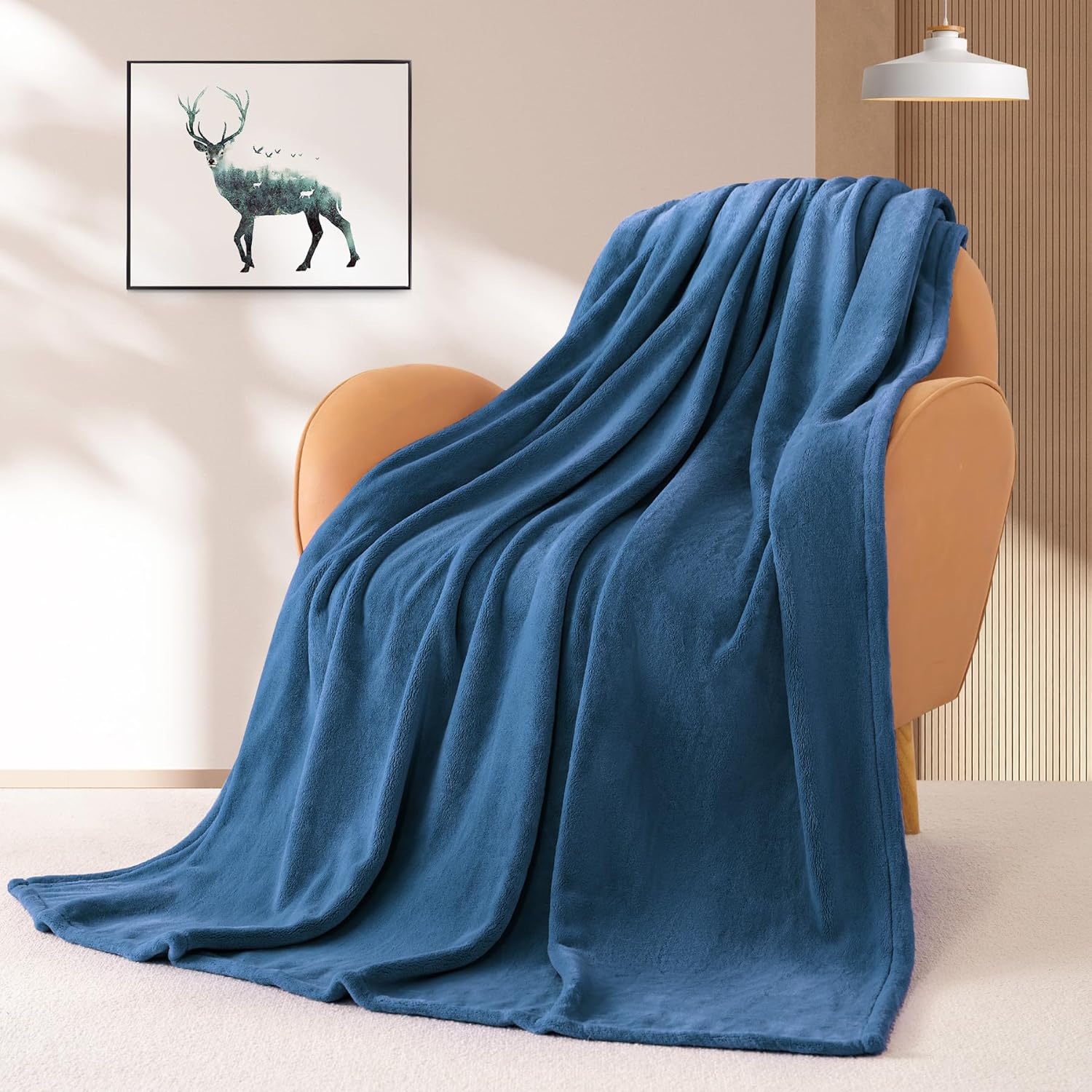 StangH Mantas para bebé, manta de franela de vellón súper suave y acogedora  para sofá o silla, manta de microfibra ligera y mullida para perro