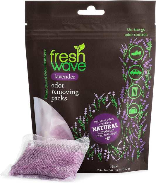 Fresh Wave Paquetes de eliminación y desodorización de olores de lavanda Bolsa - VIRTUAL MUEBLES