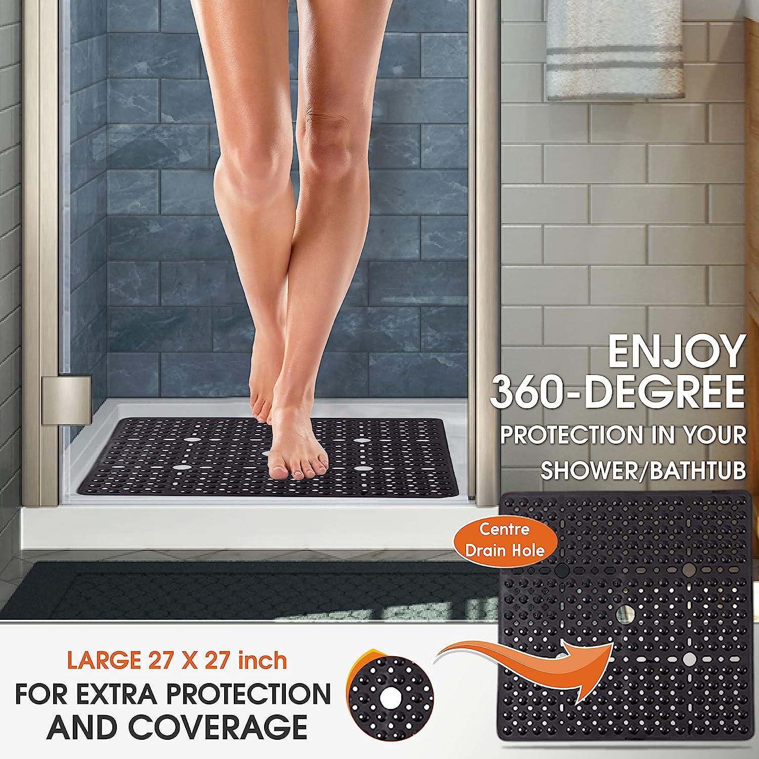 Alfombrilla de ducha antideslizante, cómoda alfombrilla de baño para s -  VIRTUAL MUEBLES