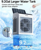 VAGKRI Enfriador de aire evaporativo, enfriador de pantano de 2200 CFM, - VIRTUAL MUEBLES