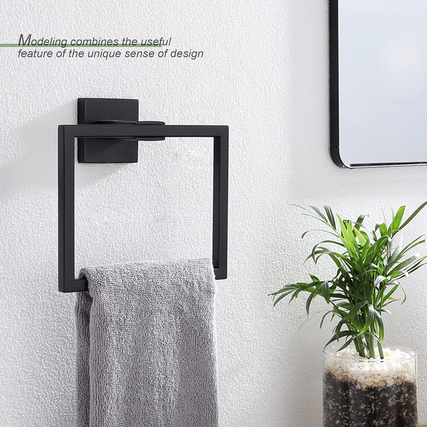 Toallero de mano para toalla de ducha, soporte para toallas de baño, baño, - VIRTUAL MUEBLES