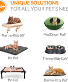 K&H Products Cama térmica Thermo-Kitty Fashion Splash para gatos para