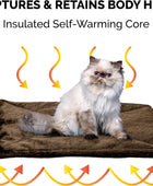 Cama para mascotas como perros y gatos Almohadilla térmica, auto-calentable,