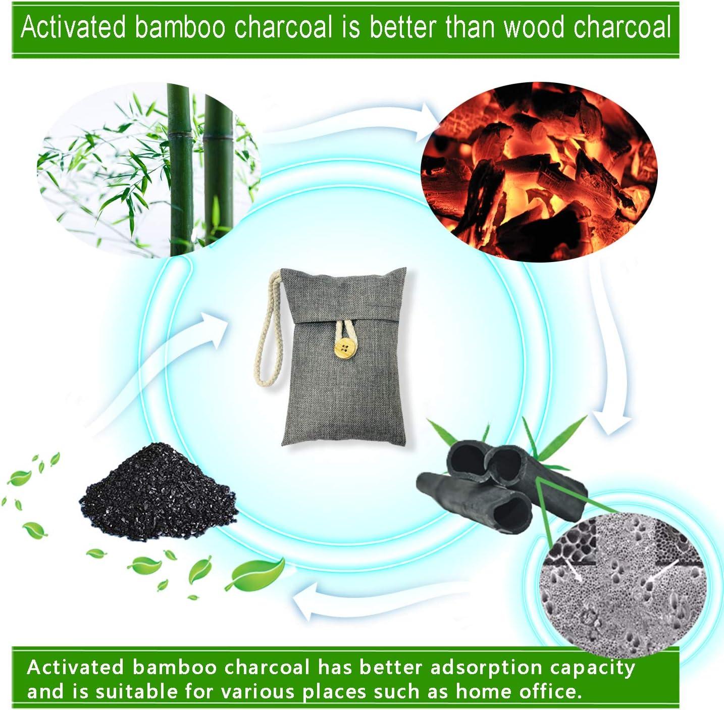 Bolsas de carbón de bambú activado, absorbente de olores, bolsa purificadora de - VIRTUAL MUEBLES