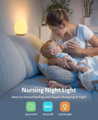 JolyWell Luz de noche para niños y bebés con modo de cambio de color y función