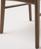 Idalia Juego de 2 sillas de comedor, acabado gris oscuro y nogal