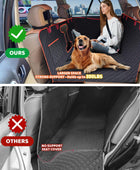 Extensor de asiento trasero para perros, funda de asiento de coche para perro,