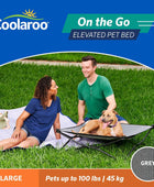 Coolaroo On The Go Cama elevada refrescante para perros, portátil para viajes y