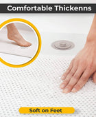 SC TECH Tapetes de baño antideslizantes con ventosas para bañera tapete de - VIRTUAL MUEBLES