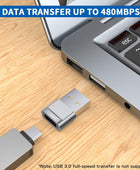 Adaptador USB C hembra a USB macho (paquete de 4), convertidor de cargador tipo