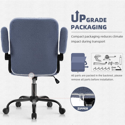 Silla ejecutiva de escritorio de oficina con respaldo alto, silla ergonómica de
