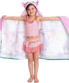 Toalla de rizo de algodón suave con capucha para niños, para uso en baño y - VIRTUAL MUEBLES