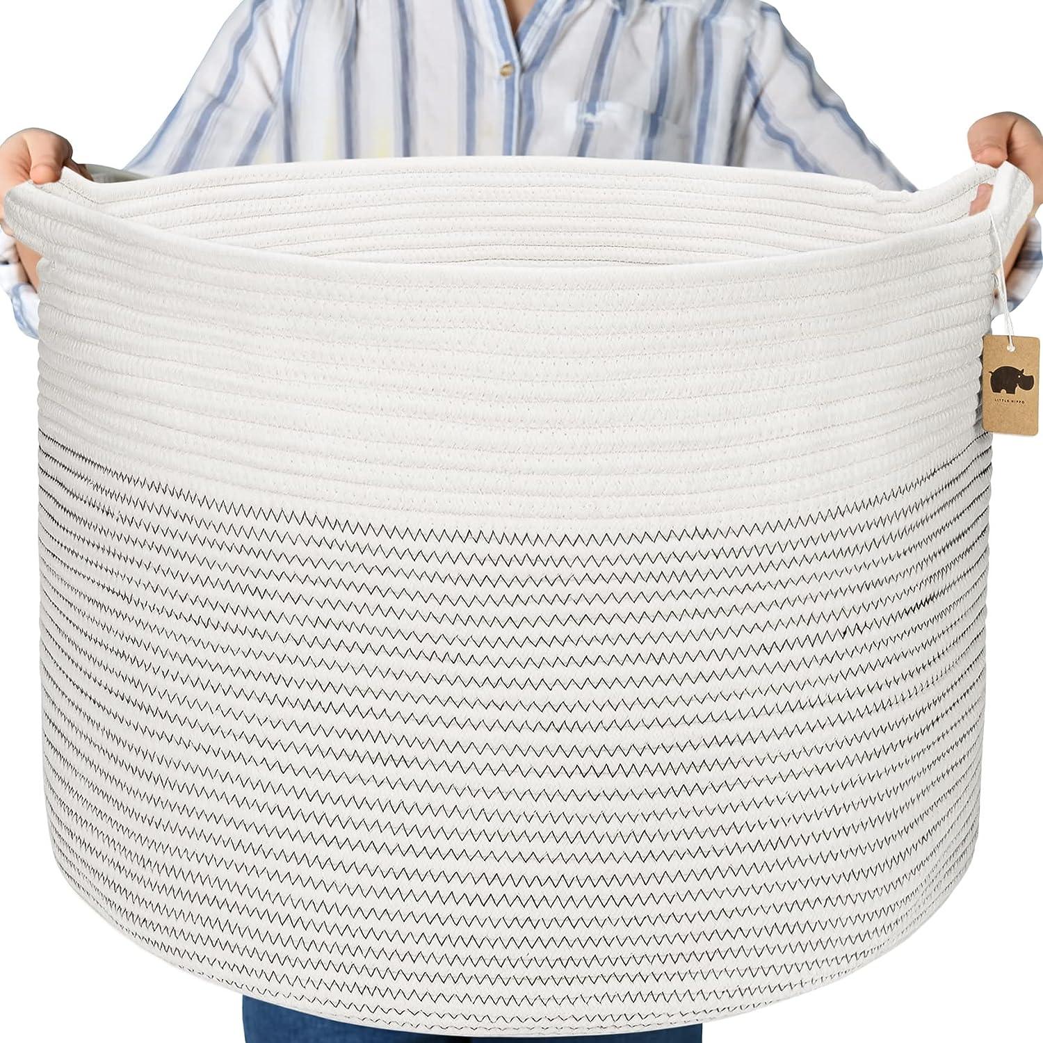 Cestas tejidas de cuerda para organizar, cesta pequeña, cesta de