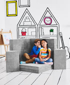 Yourigami Sofá de juego para niños y niños sofá plegable convertible diseño