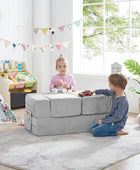 Sofá modular para niños, sofá biplaza modular para sala de juegos