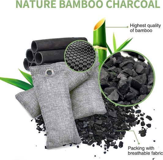Paquete de 16 bolsas purificadoras de aire de carbón de bambú absorbentes de - VIRTUAL MUEBLES