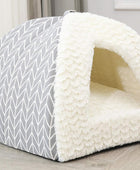 Cama para gatos de interior, cama tipo cueva para gatos medianos y grandes,