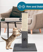 PAWBEE Poste rascador para gatos de 32 pulgadas, postes rascadores altos para