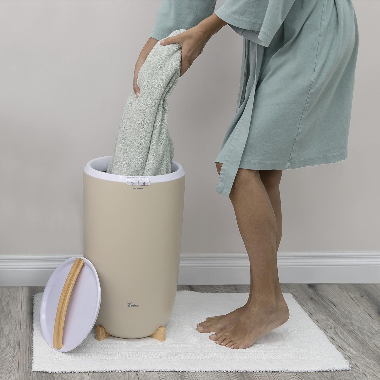 Calentador de toallas grande con aromaterapia y aceite esencial de lavanda, con - VIRTUAL MUEBLES