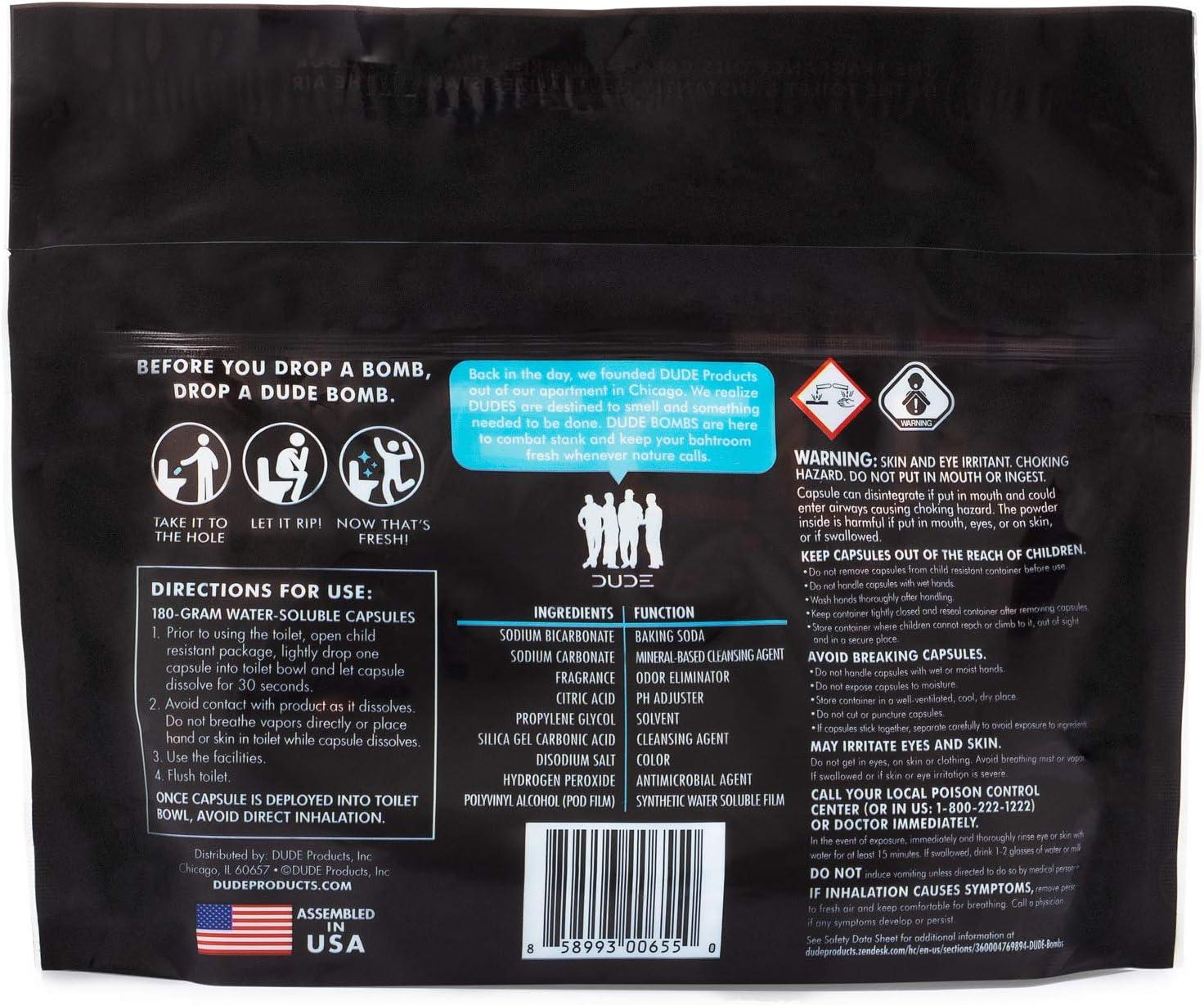 Bombs Eliminador de olores para inodoro, 1 paquete, 40 vainas, eliminador de - VIRTUAL MUEBLES