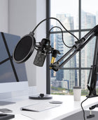 Kit de micrófono de transmisión USB, micrófono de estudio profesional de 192