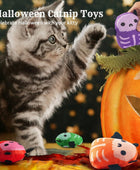 Catnip Toys Interactive Cat 4PCS Gatos Masticar Peluche Demonio