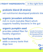Probiótico para perros Polvo probiótico creado por veterinarios para problemas
