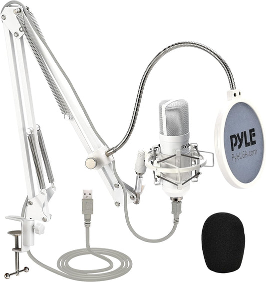 Kit de transmisión de micrófono de condensador USB, micrófono profesional para