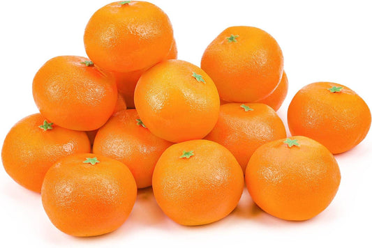Toopify 16 naranjas artificiales, naranjas artificiales decorativas para - VIRTUAL MUEBLES