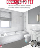 Tapete de baño con textura suave, para ducha, 24 x 16 pulgadas, sin ftalatos, - VIRTUAL MUEBLES