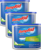 DampRid Fresh Scent Absorbedor de humedad desechable, 10.5 onzas, paquete de 3